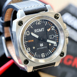 RGMT Altimeter Automatic Watch 24 Jewels NH35A - RG-8016 - ALL Original, Box & Papers!