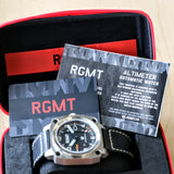 RGMT Altimeter Automatic Watch 24 Jewels NH35A - RG-8016 - ALL Original, Box & Papers!