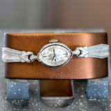 1962 OMEGA Ladies Cocktail Wristwatch 14K White GOLD Ref. A5692 Cal. 483 Vintage Watch