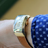 1938 GRUEN EXTREME Curvex Precision Commodore Driver's Ristside Vintage Watch