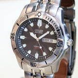 CITIZEN Eco-Drive Titanium Watch Ref. BM8230-58A Professional Diver Wristwatch WR 200
