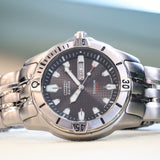 CITIZEN Eco-Drive Titanium Watch Ref. BM8230-58A Professional Diver Wristwatch WR 200