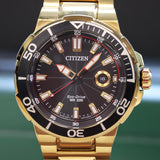 CITIZEN Endeavor Watch Eco-Drive WR 200 Diver Wristwatch Ref. AW1422-50E ALL S.S.