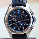 CITIZEN Proximity Eco-Drive Watch AT7030-05E Perpetual Calendar Chronograph Bluetooth Wristwatch
