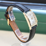 1949 HAMILTON Eaton Watch Cal. 980 17 Jewels Tank Case U.S.A. Made Wristwatch - In BOX!