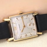 Vintage WITTNAUER Watch 17 Jewels Cal. REVUE 76/3 10K Yellow G.F. - In BOX! Swiss Wristwatch