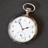 1913 ZENITH Pocket Watch Grand Prix Paris 1900 16 Rubis Openface .800 Silver Case