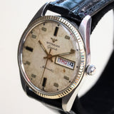 Vintage WITTNAUER Automatic Watch 17 Jewels D11KAS-1 Day/Date Wristwatch 10K Gold Cap