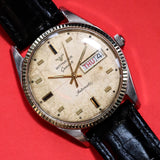 Vintage WITTNAUER Automatic Watch 17 Jewels D11KAS-1 Day/Date Wristwatch 10K Gold Cap