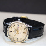 Vintage WITTNAUER Automatic Watch 17 Jewels D11KAS-1 Day/Date Wristwatch 10K Gold Cap