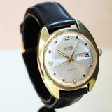 Gruen Precision 17 Jewels Watch Cal. 512CD Day/Date Indicator Swiss Made Wristwatch