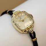 1944 OMEGA Ladies Cocktail Wristwatch 17 Jewels Cal. R13.5 Vintage Watch 14K GF
