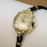 1944 OMEGA Ladies Cocktail Wristwatch 17 Jewels Cal. R13.5 Vintage Watch 14K GF
