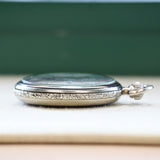 1904 WALTHAM Dress Pocket Watch Openface 12s Grade Riverside 19 Jewels Fancy Engraved Case