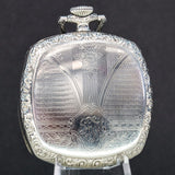 1925 ELGIN Dress Pocket Watch 12s 15 Jewels Grade 315 Fancy Engraved Decorative Cushion Case