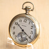 1925 WALTHAM Dress Pocket Watch Openface 12s Grade Premier 19 Jewels ADJ. 14K G.F.