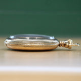 1925 WALTHAM Dress Pocket Watch Openface 12s Grade Premier 19 Jewels ADJ. 14K G.F.