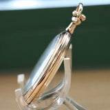 1915 ELGIN Dress Pocket Watch Openface 12s 17 Jewels Grade 345 Decorative Dial Yellow G.F. Case