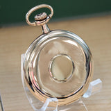 1915 ELGIN Dress Pocket Watch Openface 12s 17 Jewels Grade 345 Decorative Dial Yellow G.F. Case