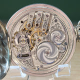 1904 ELGIN Pocket Watch Openface 16s Grade 241 17 Jewels Adjusted 14K White G.F.