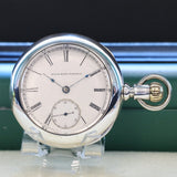 1884 ELGIN Pocket Watch Openface 18s Grade 82 G. M. Wheeler Lever Set 13 Jewels Coin Silver Case