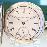 1884 ELGIN Pocket Watch Openface 18s Grade 82 G. M. Wheeler Lever Set 13 Jewels Coin Silver Case