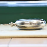 1884 ELGIN Pocket Watch Openface 18s Grade 7 Key Wind 7 Jewels Coin Silver Case