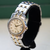 LUCIEN PICCARD Paris Diamond Ladies Watch Date Indicator Two-Tone ALL S.S. - 26023D