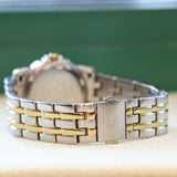 LUCIEN PICCARD Paris Diamond Ladies Watch Date Indicator Two-Tone ALL S.S. - 26023D