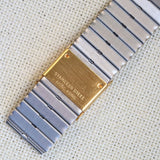 NOS Vintage BENRUS Diamond Quartz Watch Tank Case - ALL Original In BOX!