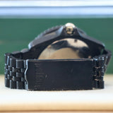 1980s HEUER Professional Diver Wristwatch PVD "Black Coral" Vintage Quartz Watch Ref. 980.026