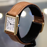 Vintage HELBROS Tank Watch 17 Jewels Mechanical Wristwatch Cal. Helbros 22
