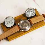 HAMPDEN MODEL 1: Burnham Automatic Watch Power Reserve & Date Indicator Wristwatch