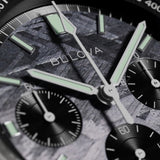 BULOVA Lunar Pilot Meteorite Chronograph Watch Archive Series Limited Edition 96A312
