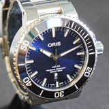 ORIS Aquis Date Watch 733 7730 Dive Automatic Wristwatch S.S. - ALL Original - Double Box & Papers