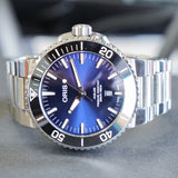ORIS Aquis Date Watch 733 7730 Dive Automatic Wristwatch S.S. - ALL Original - Double Box & Papers