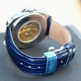 NOS BALMER Automatic 21 Jewels Watch 4449-81 24-Hour Dial Swiss Wristwatch - ALL Original Box & Papers