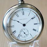 1885 AURORA Pocket Watch 18s Lever Set 11 Jewels Proximity 148 Made in USA