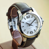 LONGINES CONQUEST Watch 43mm L37604765 Quartz Wristwatch - ALL Original, Box, Tags & Papers!
