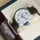 LONGINES CONQUEST Watch 43mm L37604765 Quartz Wristwatch - ALL Original, Box, Tags & Papers!