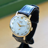 1955 LONGINES Automatic Watch 17 Jewels Ref. 2259-1 Cal. 19A Coin Case Design Wristwatch