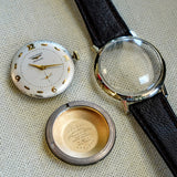 1955 LONGINES Automatic Watch 17 Jewels Ref. 2259-1 Cal. 19A Coin Case Design Wristwatch