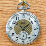 1916 DUBER - HAMPDEN Dress Pocket Watch Grade 