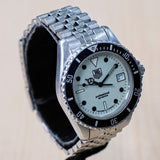 Vintage TAG HEUER 1000 Night Diver Watch 980.113D Date Indicator Wristwatch Original Bracelet ALL S.S. - In Box!