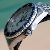 Vintage TAG HEUER 1000 Night Diver Watch 980.113D Date Indicator Wristwatch Original Bracelet ALL S.S. - In Box!