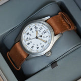 HAMILTON Khaki Field Mechanical Watch H69439511 38mm S.S. Wristwatch - ALL Original 2-Box, Tag & Papers!
