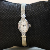 1968 BULOVA 23 Jewels Ladies Cocktail Watch Cal. 5AT 10K GF Mesh Bracelet Wristwatch