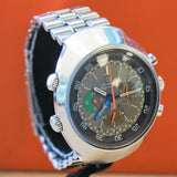 1969 OMEGA Flightmaster Watch 145.013 Cal. 910 Original Bracelet Chronograph Pilots Wristwatch