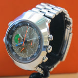 1969 OMEGA Flightmaster Watch 145.013 Cal. 910 Original Bracelet Chronograph Pilots Wristwatch