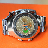 1969 OMEGA Flightmaster Watch 145.013 Cal. 910 Original Bracelet Chronograph Pilots Wristwatch